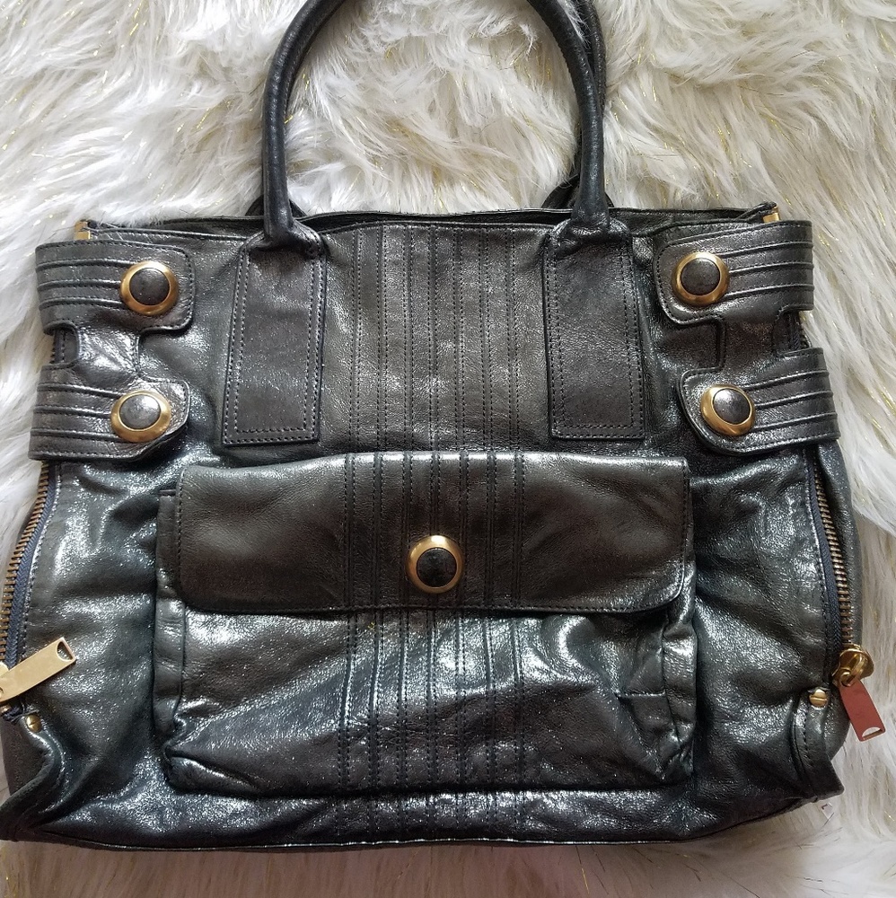 Cynthia Rowley Metallic Oversized Bag